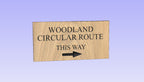 Custom order 2 oak signs