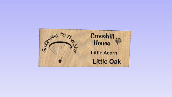 Custom order4 oak signs