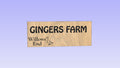 Custom order 2 oak signs