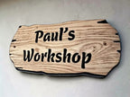 Personalized Oak Wood Sign | Engraved Home Address Plaque