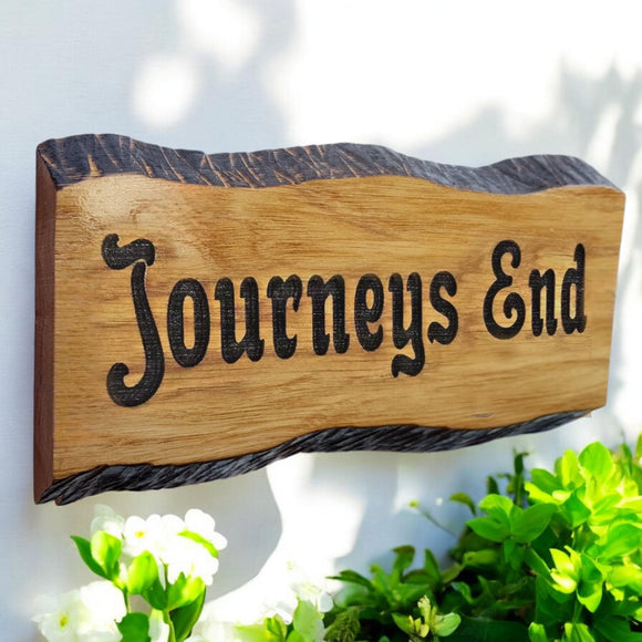 Custom house name sign ,oak personalised plaque 140X600MM