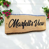 Custom house name sign ,oak personalised plaque 140X600MM
