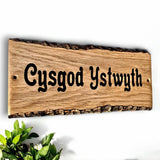 Custom house name sign ,oak personalised plaque 140X600MM