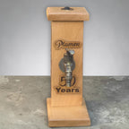 Personalised bar tap stand wooden whiskey dispenser for home bar