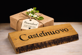 Personalised oak house name sign gift idea UK handmade wooden address plaque