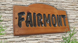 Personalized Carved Engraved Home Number Name House Wooden Sign Plaque Outdoor